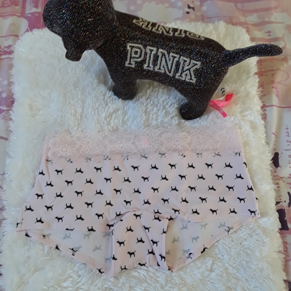 Size S/M/L PINK VICTORIA'S SECRET Shortie Panty - Picture 2 of 5